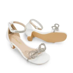 Girls Low Heel Ankle Strap Sandals
