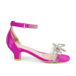 Girls Low Heel Ankle Strap Sandals