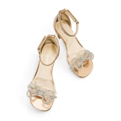 Girls Low Heel Ankle Strap Sandals