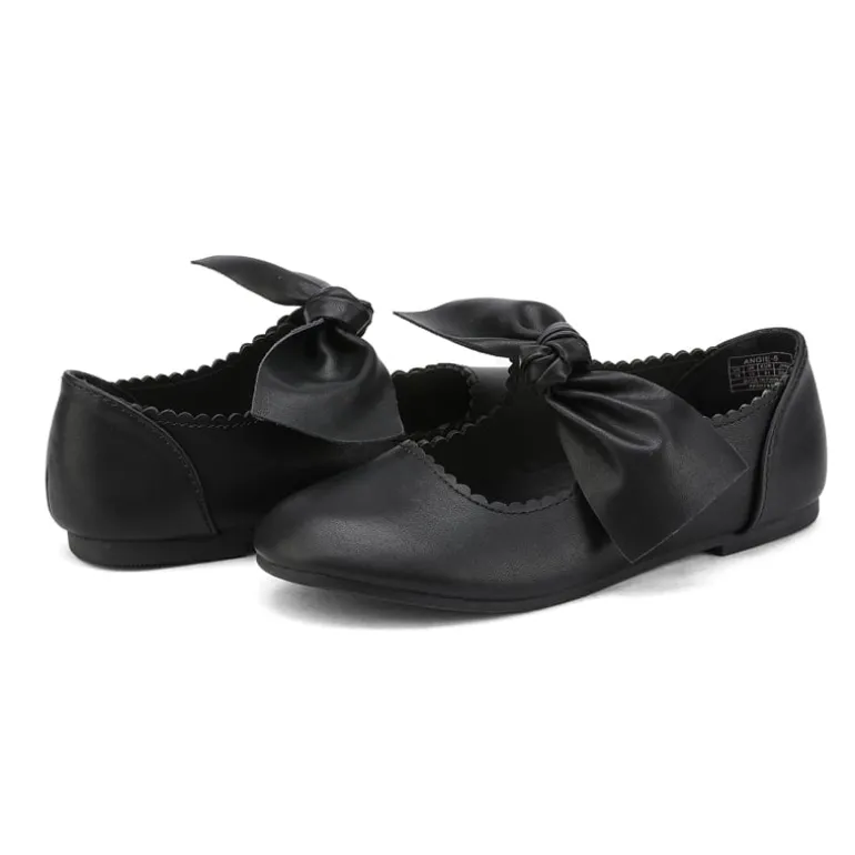 Girl's Mary Jane Bow Ballerina Flats