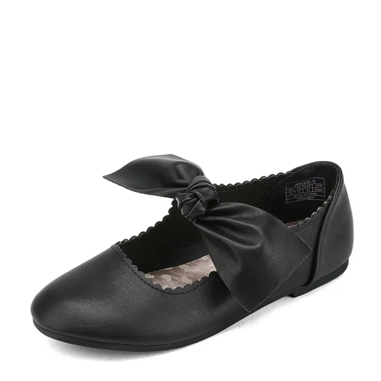 Girl's Mary Jane Bow Ballerina Flats