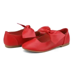 Girl's Mary Jane Bow Ballerina Flats