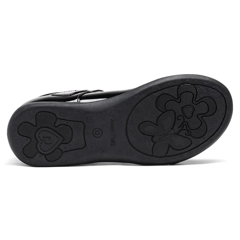 Girls Mary Jane Buckle Strap Flats