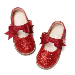Girl's Mary Jane Dress Shoes with Removable Bow