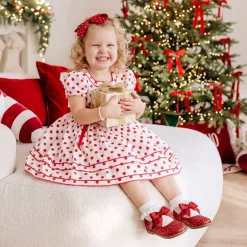 Girl's Mary Jane Dress Shoes with Removable Bow