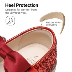 Girl's Mary Jane Dress Shoes with Removable Bow
