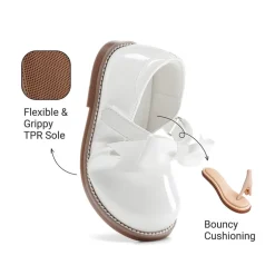Girl's Mary Jane Dress Shoes with Removable Bow
