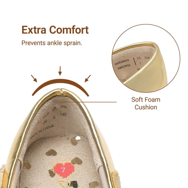 Girls’ Mary Jane Flats with Arch Support