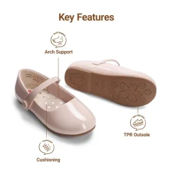 Girls’ Mary Jane Flats with Arch Support