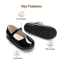 Girls’ Mary Jane Flats with Arch Support