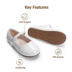 Girls’ Mary Jane Flats with Arch Support