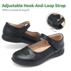 Girls Mary Jane Flower Dress Flats