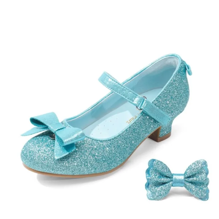 Girls Mary Jane Low Heel Dress Shoes