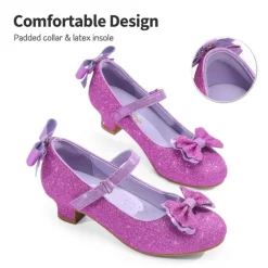 Girls Mary Jane Low Heel Dress Shoes