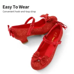 Girls Mary Jane Low Heel Dress Shoes