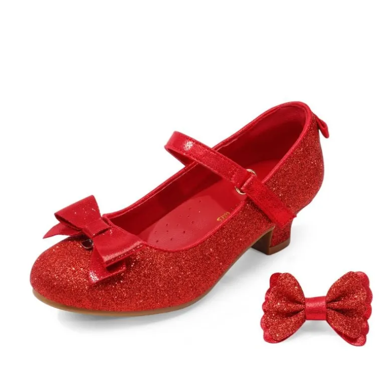 Girls Mary Jane Low Heel Dress Shoes