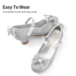 Girls Mary Jane Low Heel Dress Shoes