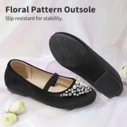 Girl's Mary Jane Pearl Ballerina Flats