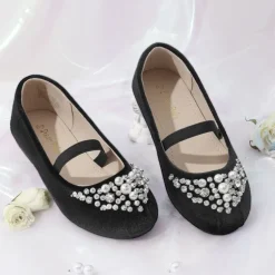 Girl's Mary Jane Pearl Ballerina Flats