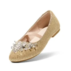Girl's Mary Jane Pearl Ballerina Flats