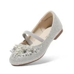 Girl's Mary Jane Pearl Ballerina Flats