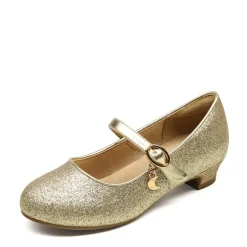 Girls Mary Jane Shoes with Low Heels