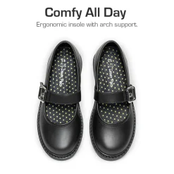 Girls’ Mary Janes Non-Slip School Shoes