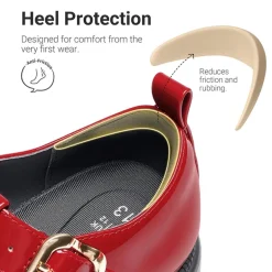 Girls' Mary Jane T-Strap Dress Shoes with Arch Support