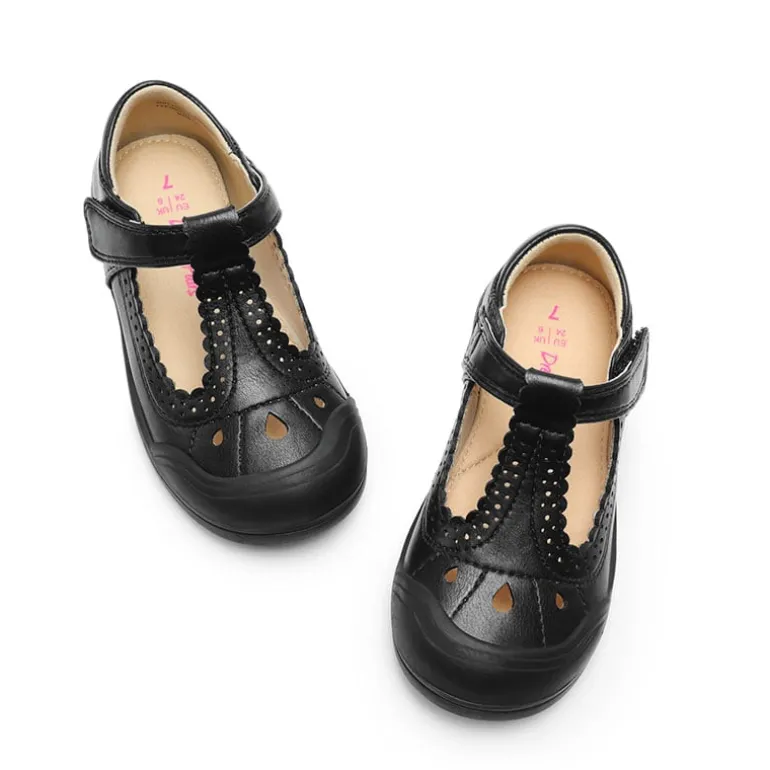 Girls' Mary Jane T-Strap School Flats