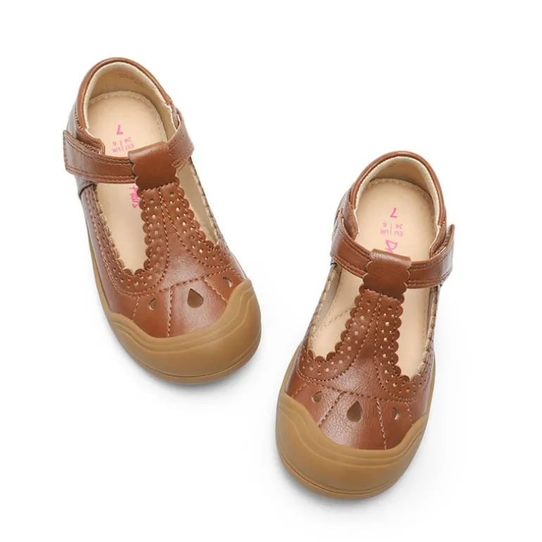 Girls' Mary Jane T-Strap School Flats