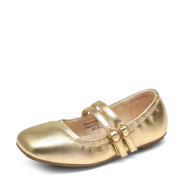 Girls’ Memory Foam Dress Flats with Arch Support