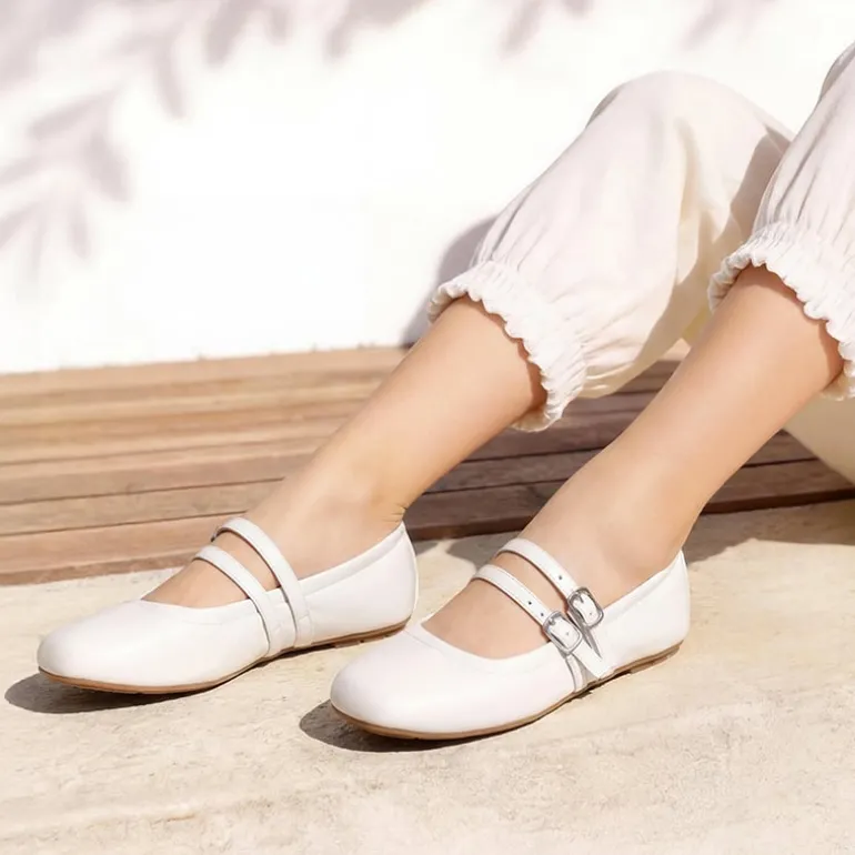 Girls’ Memory Foam Dress Flats with Arch Support