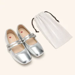 Girls’ Memory Foam Dress Flats with Arch Support