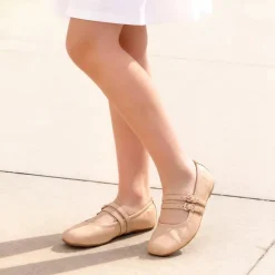 Girls’ Memory Foam Dress Flats with Arch Support