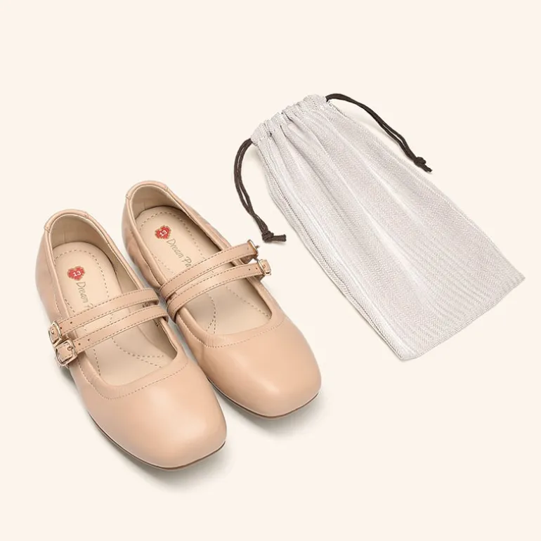 Girls’ Memory Foam Dress Flats with Arch Support