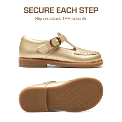 Girls’ Non-Slip T-Strap Mary Janes
