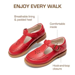 Girls’ Non-Slip T-Strap Mary Janes
