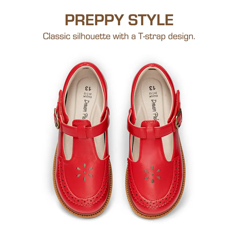Girls’ Non-Slip T-Strap Mary Janes