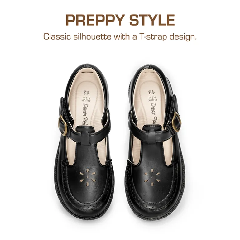 Girls’ Non-Slip T-Strap Mary Janes