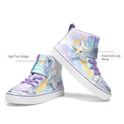 Girls’ Ombre High-Top Sneakers