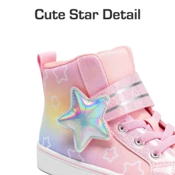 Girls’ Ombre High-Top Sneakers