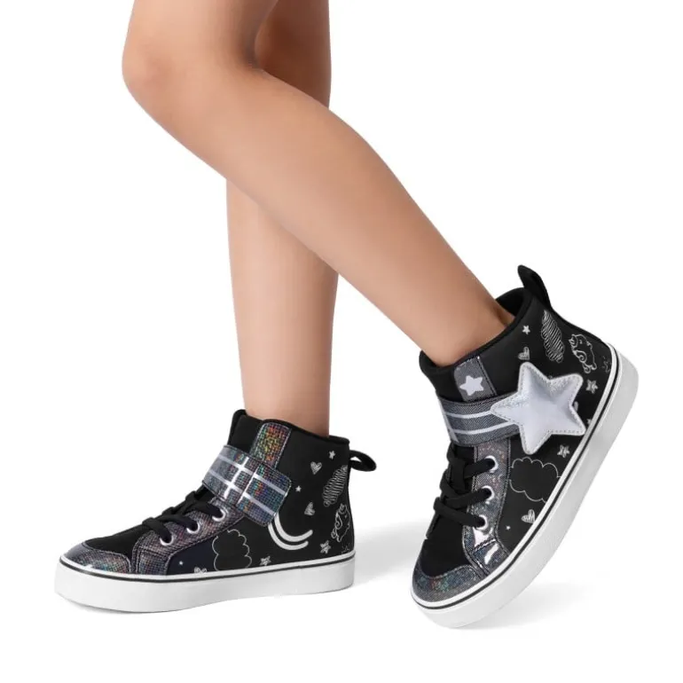 Girls’ Ombre High-Top Sneakers