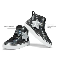 Girls’ Ombre High-Top Sneakers