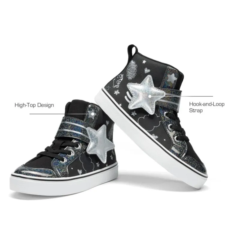 Girls’ Ombre High-Top Sneakers