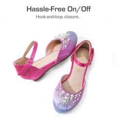 Girls Pearl Low Wedge Shoes