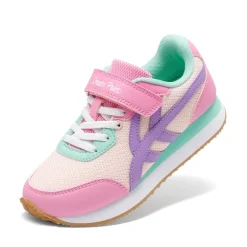 Girls’ Retro Sporty Lightweight Mesh Tennis Shoes