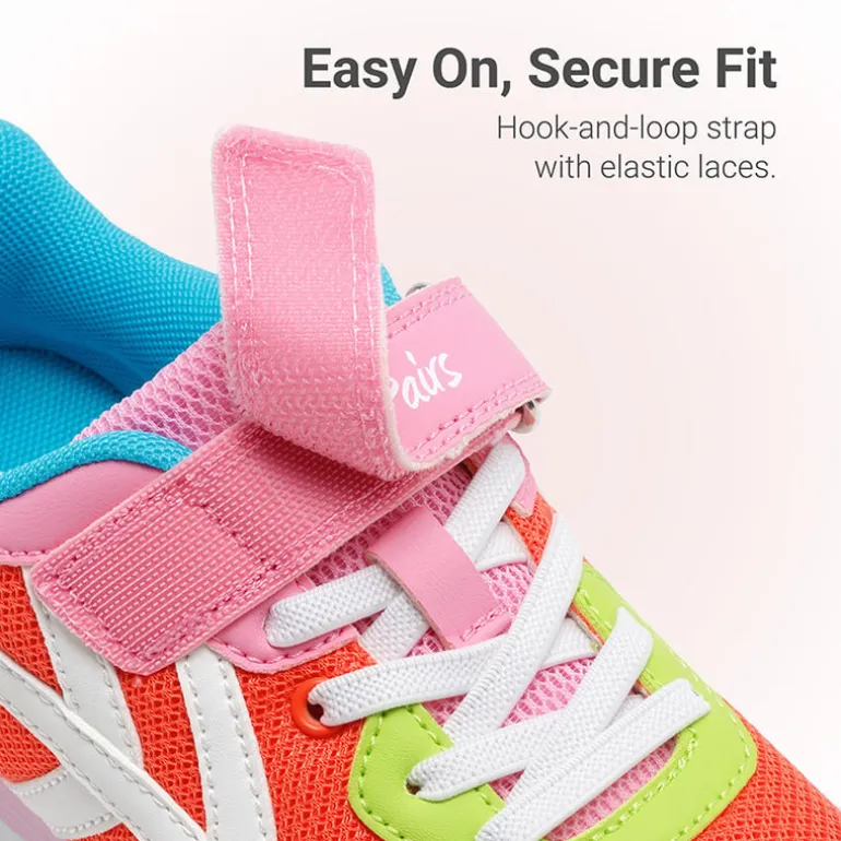 Girls’ Retro Sporty Lightweight Mesh Tennis Shoes