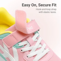 Girls’ Retro Sporty Lightweight Mesh Tennis Shoes
