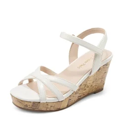 Girls Rhinestone Wedge Sandals