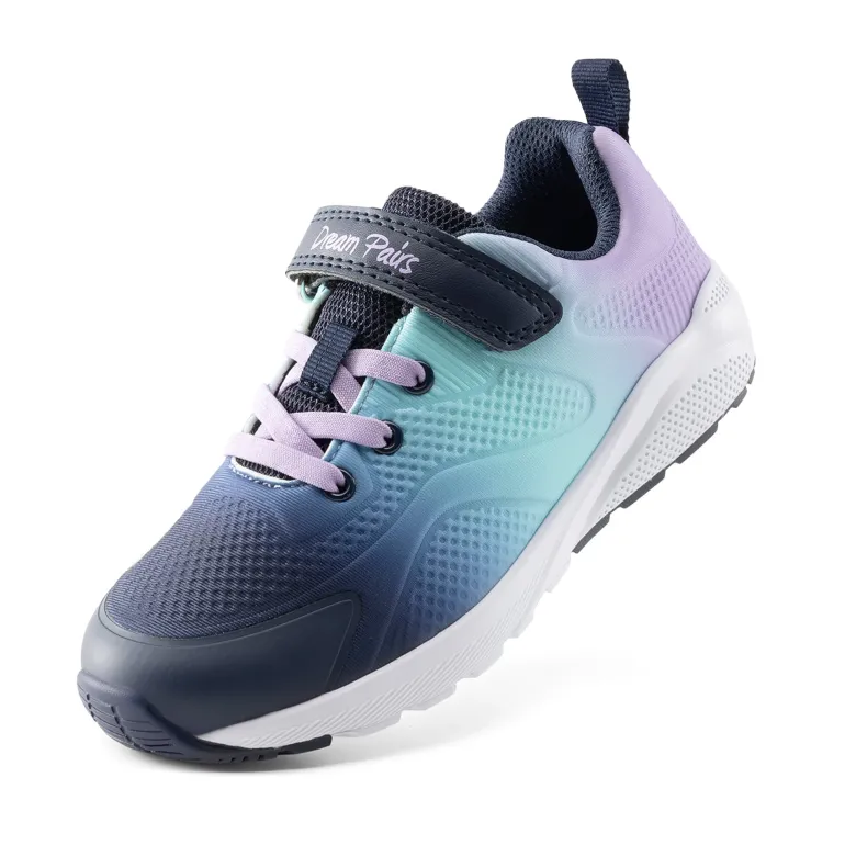 Girls’ Running Shoes with Hook-and-Loop Closure